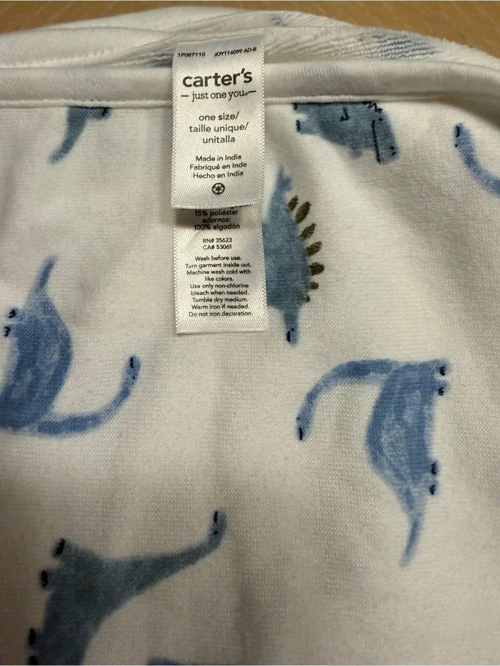 Prehistoric 6 piece- Dinosaur themed set . 12 months